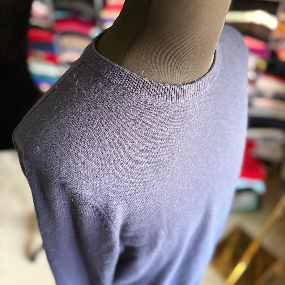 Joe Fresh Cashmere Sweater in Deep Blue, M